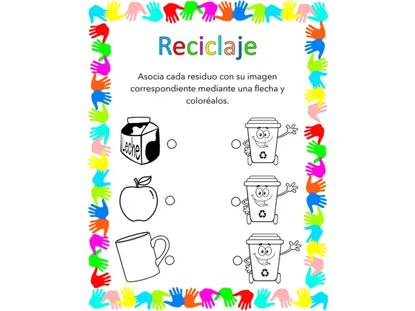 Crea y aprende a reciclaje en Word