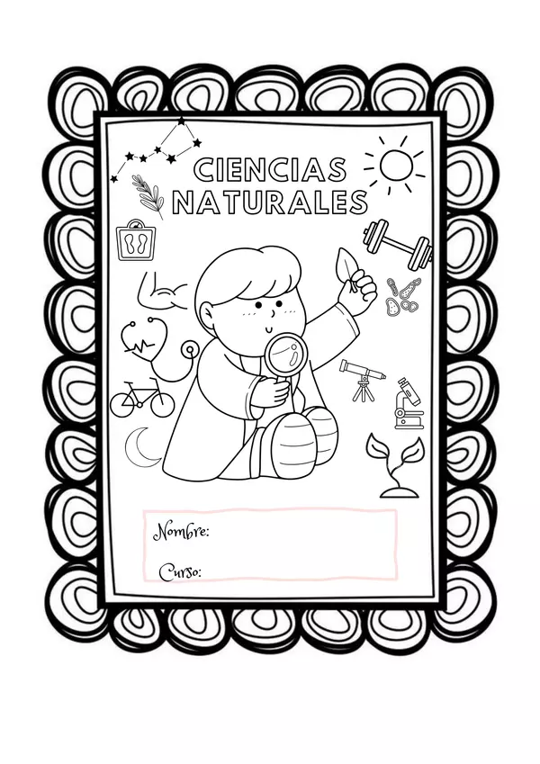 Portada cuaderno de Cs. Naturales