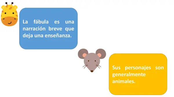 PPT fábula 1° básico