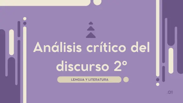 Análisis crítico del discurso + recursos de persuasión