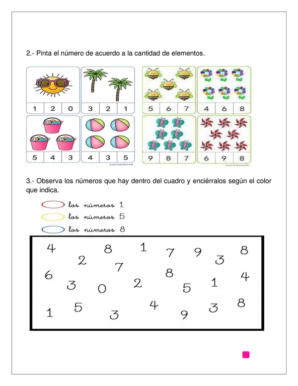Evaluación matemáticas ámbito numérico 10