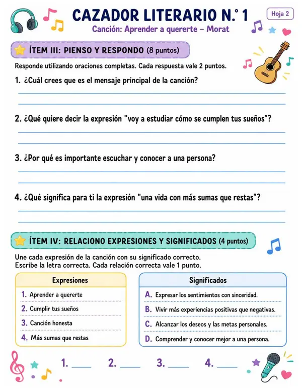Cazador Literario N.° 1: Aprender a quererte – Morat