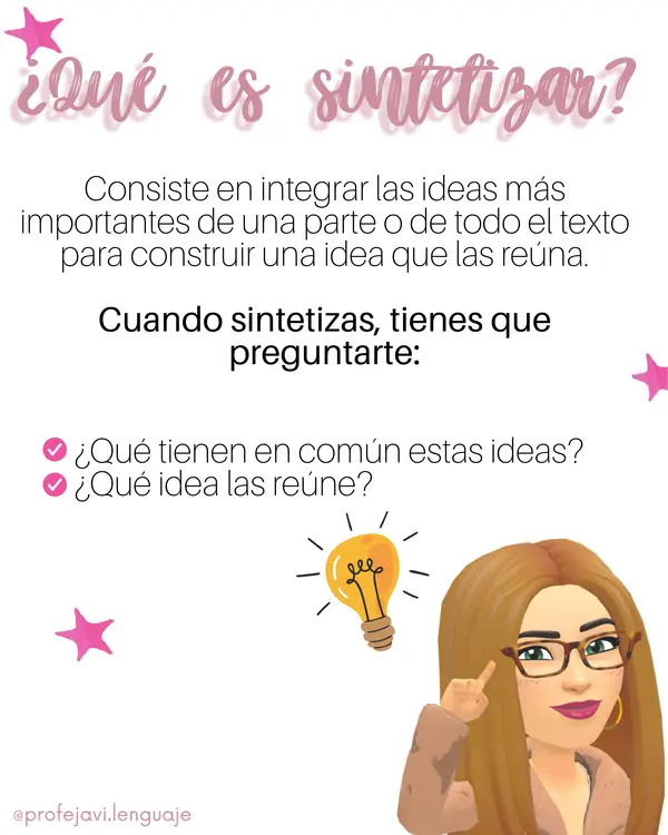 SINTETIZAR EN CONTEXTO PAES COMPETENCIA LECTORA 