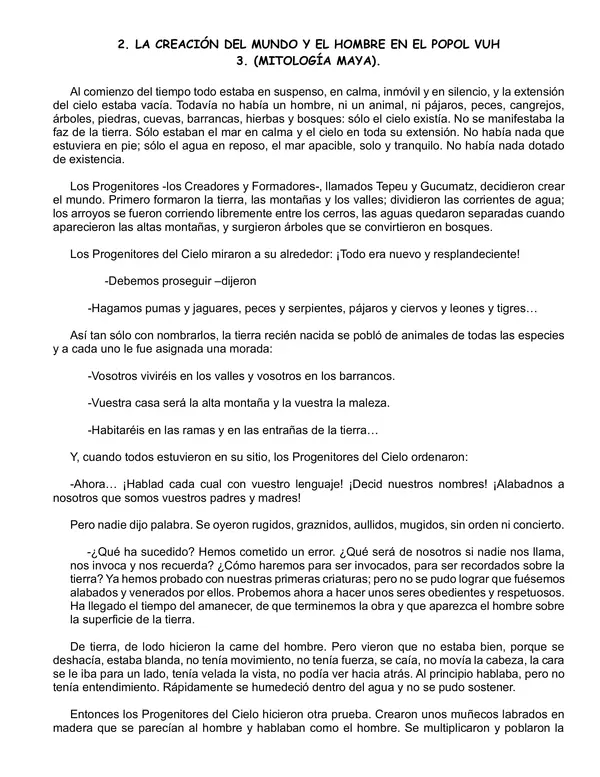 Mitos de creación