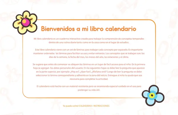 Calendario Yo Solito
