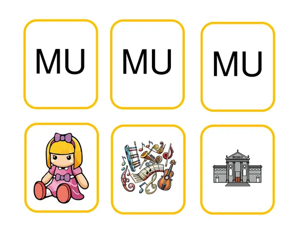 Memorice Ma, Me, Mi, Mo, Mu