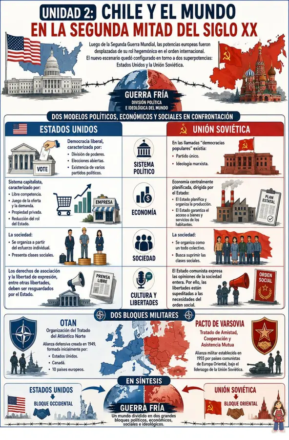 Chile y el mundo en la segunda mitad del siglo XX | Resumen Unidad 2