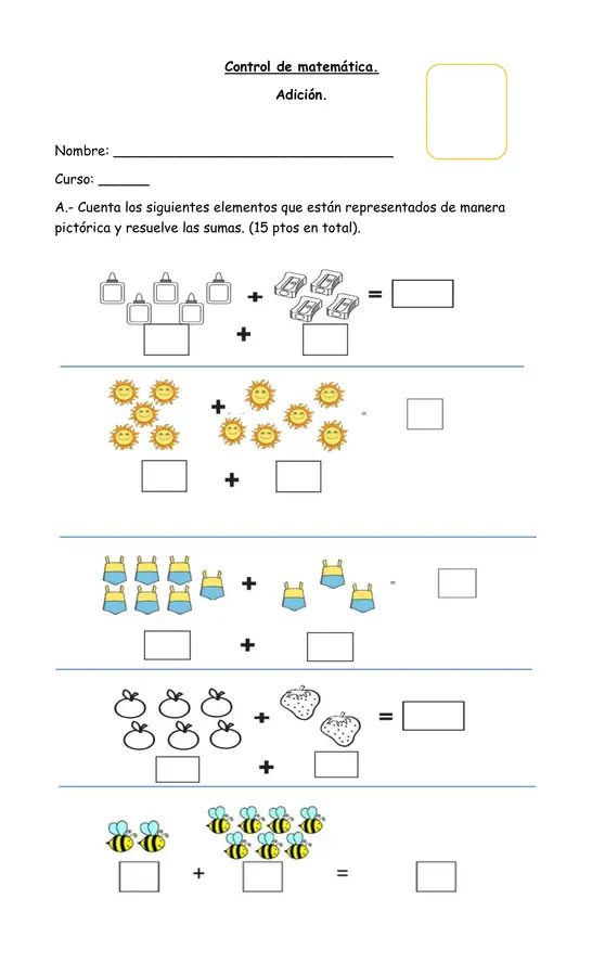 Control de matemática 