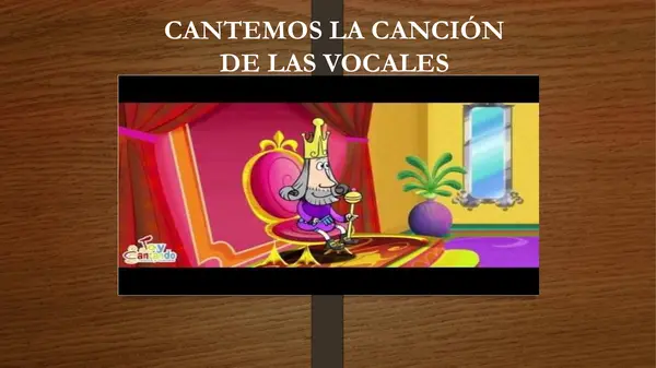 Juego de las 4 vocales en sus 4 formatos