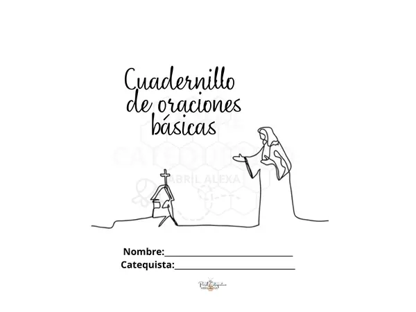 Cuadernillo de oraciones católica 