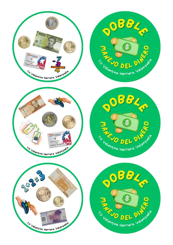 Dobble manejo del dinero