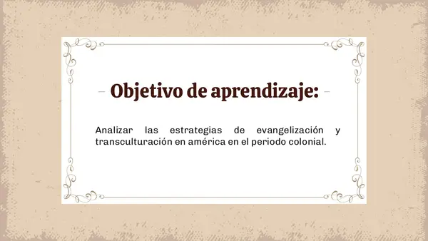 Evangelización y transculturación colonial