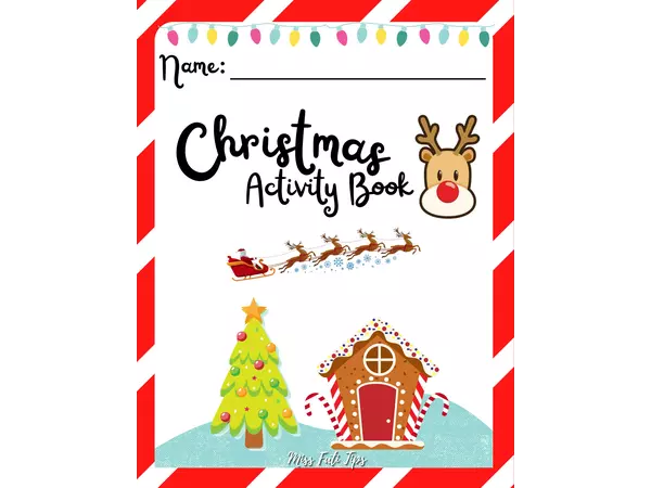 Christmas Activity Book (Libro de actividades navideñas)
