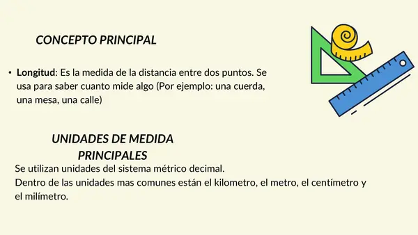 Unidad de medida: Longitud (ppt) 5° básico