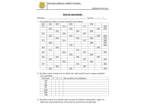 Matemática 2°