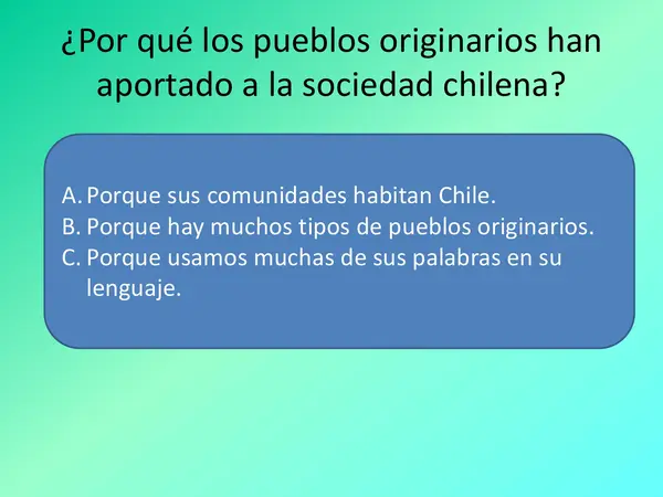 Aportes de los inmigrantes a la sociedad Chilena