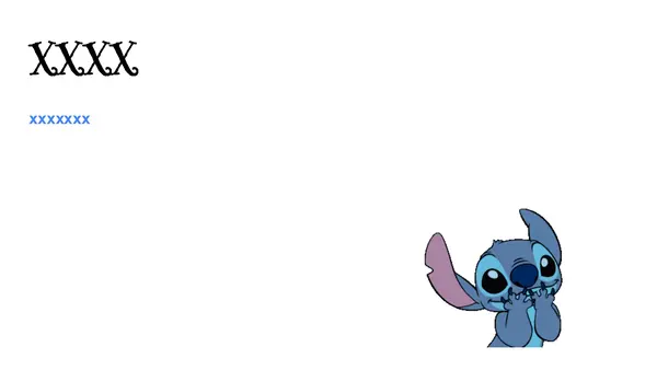 PLANTILLA PPT Lilo y Stitch - EDITABLE 