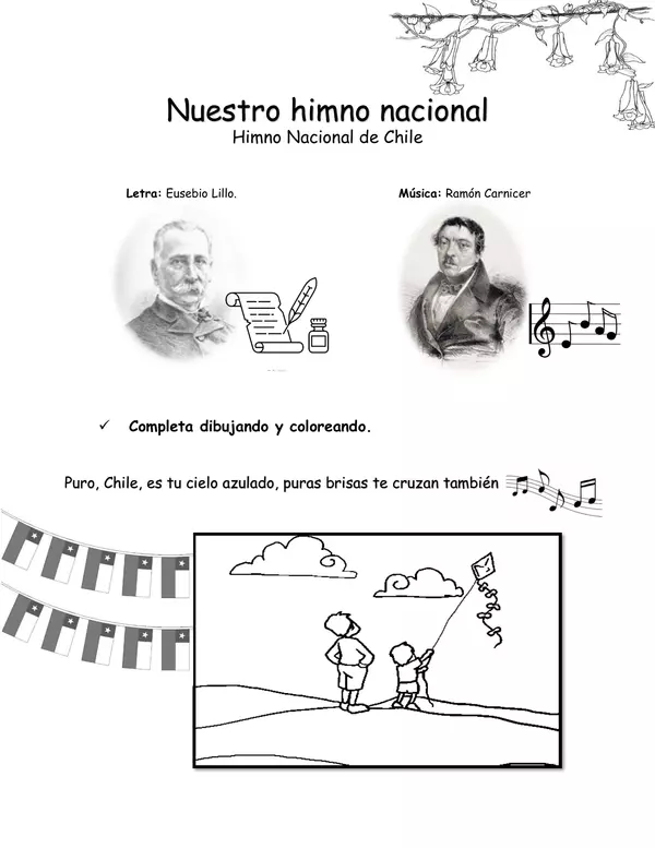 Aprendizaje himno nacional chile