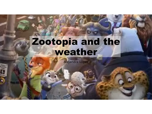 The weather zootopia 
