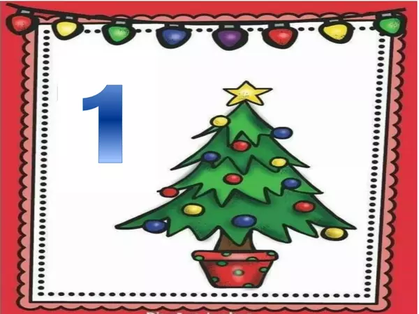 ppt de refuerzo de números del 1 al 10 temática de navidad.