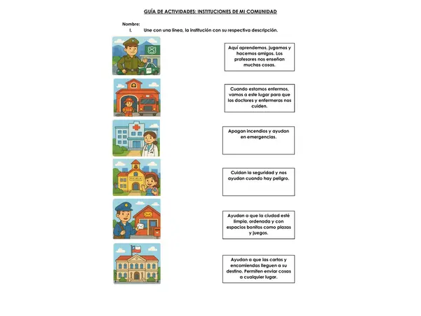 Instituciones Públicas - Primero Básico