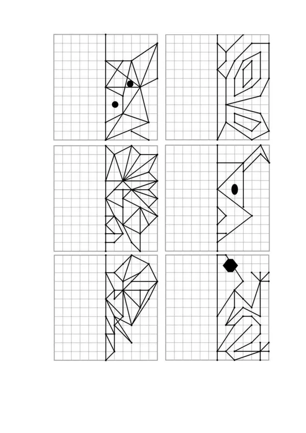 Recopilación dibujos en cuadricula