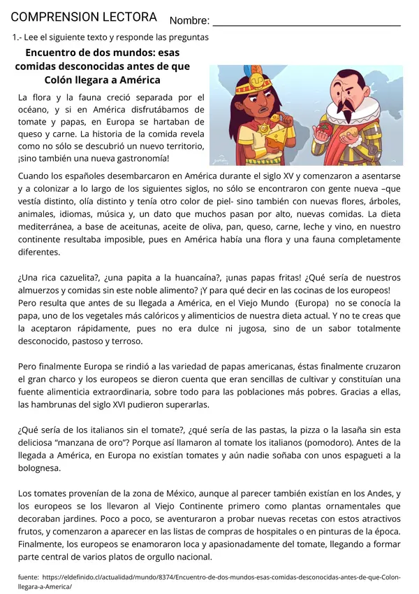 Verbos, Encuentro de dos mundos