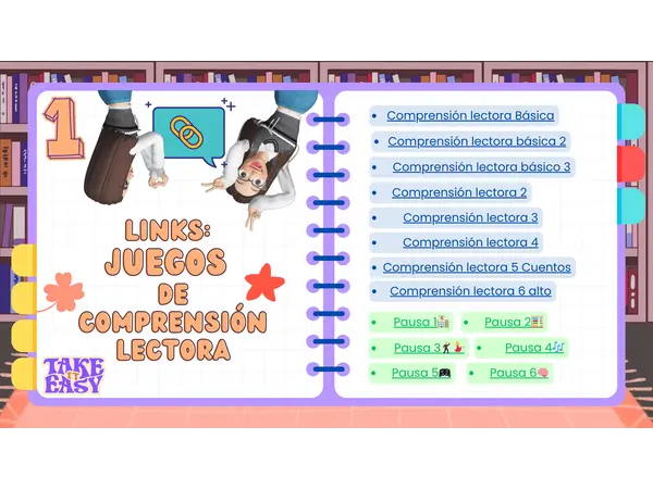Enlace a la Lectura: Juegos de Comprensión para Primaria