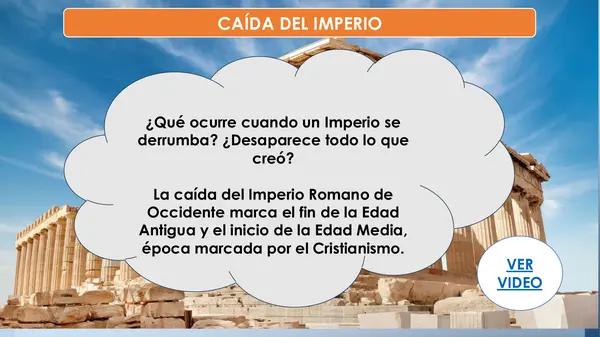 Caída el Imperio Romano
