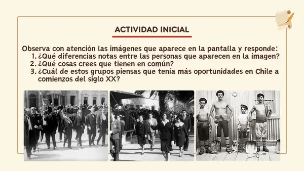 La sociedad chilena a inicios del siglo XX | Sexto Básico