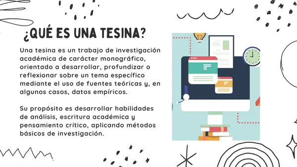 PPT sobre cómo elaborar una Tesina.