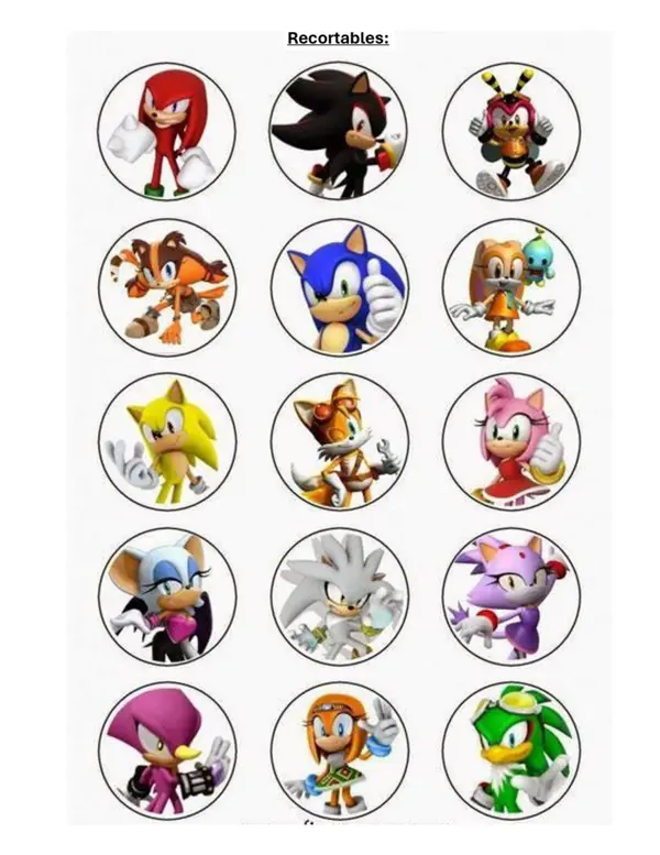 Cuadernillo de Actividades de Sonic