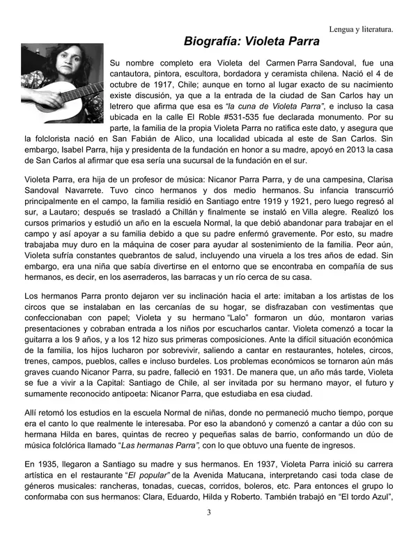 Biografía poetas chilenos