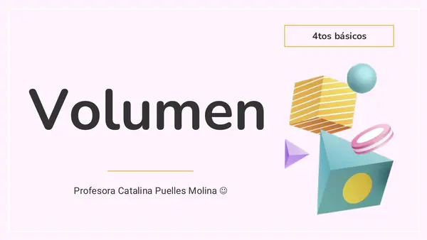 Volumen 4to básico