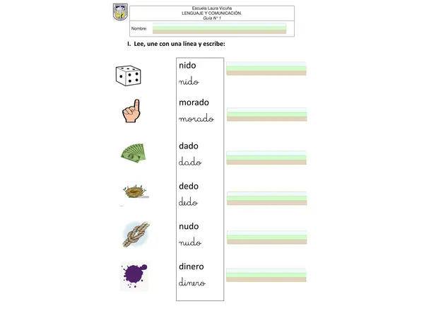 guia metodo matte leccion nido