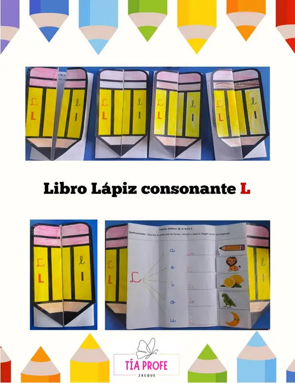 Libro con forma de Lápiz