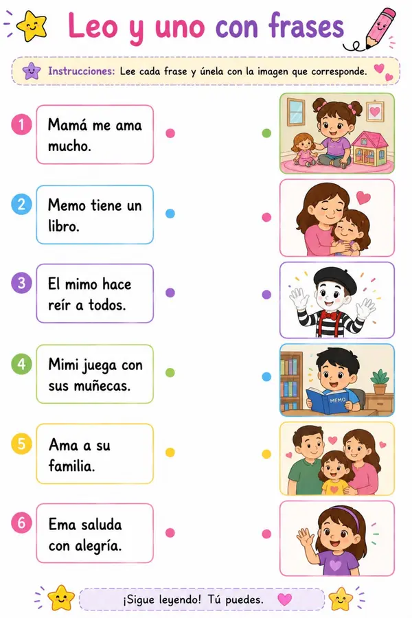 lectoescritura con la /m/ - /p/