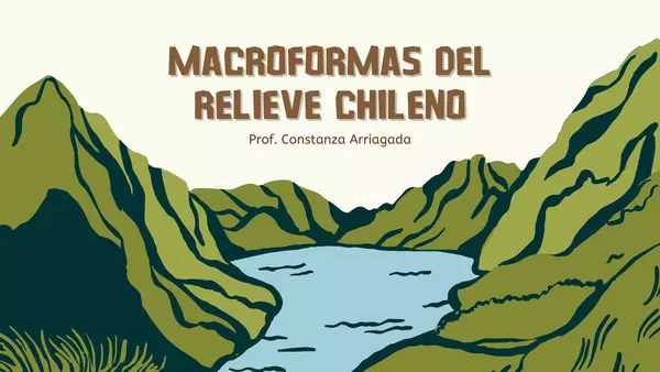 Macroformas del relieve chileno