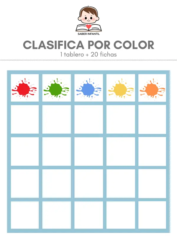 CLASIFICA POR COLOR