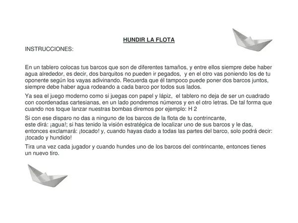 Hundir la flota
