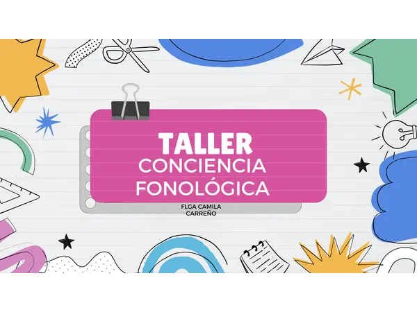 Conciencia fonológica /fonoaudiología 