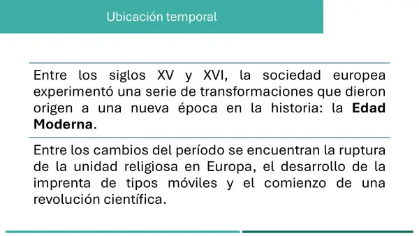 Presentación El origen del mundo moderno