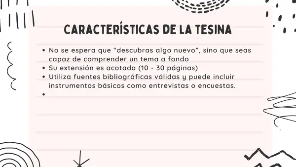 PPT sobre cómo elaborar una Tesina.