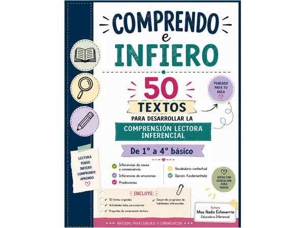 Comprendo e Infiero: 50 textos para desarrollar la comprensión lectora inferencial.