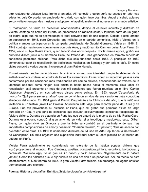 Biografía poetas chilenos