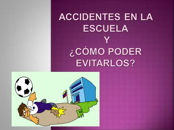 Ppt - Accidentes en la escuela