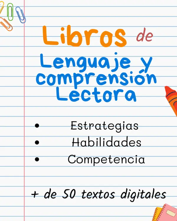 Libros de Lenguaje y Comprensión Lectora