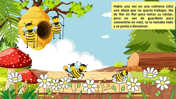 La Abeja Haragana. Clase N°4. Cuento La Abeja Haragana