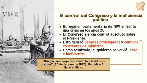 Chile a inicios del siglo XX y el período parlamentario | Segundo medio