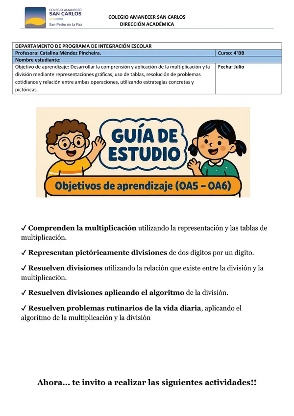 Guía de estudio